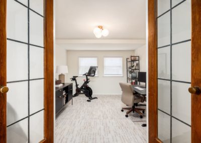 office with french doors
