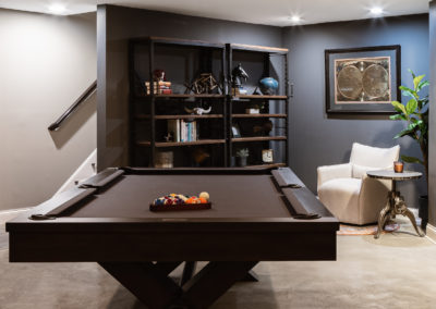 Lower level pool table