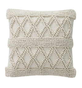 Woven Textured Diamond Stripe Decorative Pillow Cover