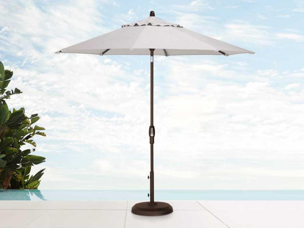 Dove Gray 9' Outdoor Umbrella 