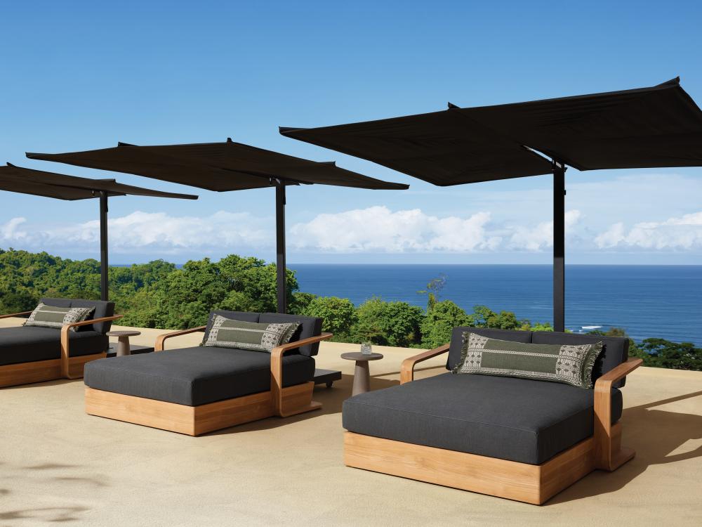 Unique Rectangular Black Umbrella 